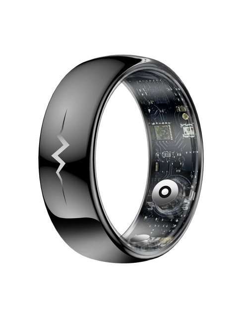 New Arrival Smart Health Ring with ECG Function Blood Oxygen and Body Temperature Monitoring AI Heart Health Analysis Ring