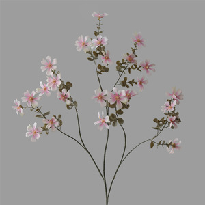 <span class=keywords><strong>Flores</strong></span> Artificiales de Seda al por Mayor, Ramas de <span class=keywords><strong>Flores</strong></span> Miniatura de 5 Ramificaciones, Simulación de <span class=keywords><strong>Flores</strong></span> de Tacto Real para Decoración del Hogar, Bodas <span class=keywords><strong>y</strong></span> Fiestas - Product Image 6