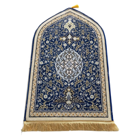 Pafu tapis de prière islamique en flanelle, tapis de prière de voyage, tapis de prière musulman en gros, cadeau de Ramadan, tailles adultes et enfants, tapis de prière épais