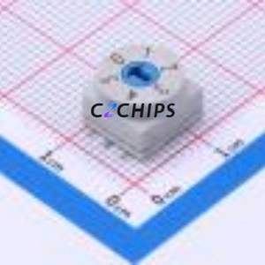 MED-06S Rotary Encoder Switch SMD Switch ( Number of Detents: 6 )( Mounting Type: Vertical Mount )( Encoding Type: True Code ) - Product Image 1