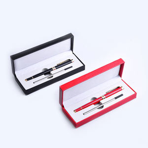 Ensemble de stylos à bille de luxe haut de gamme en métal pour bureau, personnalisable en gros, avec boîte cadeau - Product Image 1