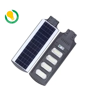 Luz de rua solar IP66 impermeável para uso externo, luz solar de poupança de energia com bateria de lítio