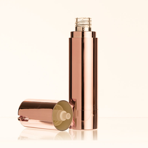 Botella de Plástico Cosmética de Lujo Color Oro Rosa, Vacía, de 10 ml, 15 ml, 20 ml, 30 ml, para Crema Facial, con Bomba de Aire ABS - Product Image 5