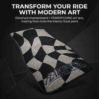 Tapis de sol de voiture entièrement personnalisés avec logo, résistants à l'usure, hydrofuges et anti-salissures, tapis universels pour propriétaires de voitures particulières