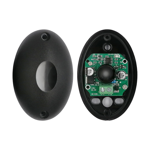 12V-24V Automatic Door Operator Single Infrared Beam Sensor ABS Material Safety Waterproof IP55 20m Detection Home Remote