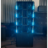 Marco Audio HDL310 Enceinte Line Array Professionnelle à LED Lumineuses 800W RMS 1600W PEAK Double 10 Pouces