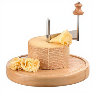 Cortador <span class=keywords><strong>de</strong></span> Queso Horizontal <span class=keywords><strong>de</strong></span> Acero Inoxidable Iris <span class=keywords><strong>Barcelona</strong></span>, Tabla <span class=keywords><strong>de</strong></span> <span class=keywords><strong>Madera</strong></span>, Tapa Transparente, Eje Central Giratorio, Cortador <span class=keywords><strong>de</strong></span> Queso - Product Image 1