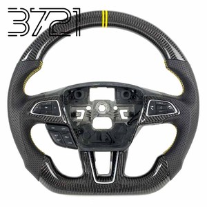 Volante de Fibra de Carbono para Ford Focus MK3 MK4 MK2 RS ST, Accesorios Interiores para Automóviles 2015 2016 2017 2018 - Product Image 1