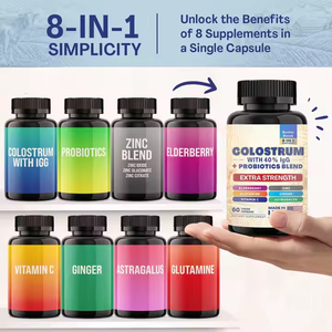 Oem חם מכירה באיכות גבוהה תוספת bovine <span class=keywords><strong>colostrum</strong></span> & <span class=keywords><strong>colostrum</strong></span> עכשיו עם פרו-ביוטיקה - Product Image 5