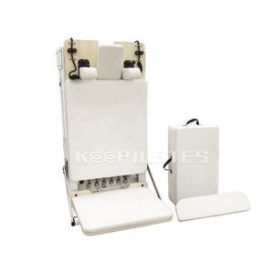 רפורמטור אלומיניום לבן משודרג בית האריך Pilates Pilates מסחרי נייד מכונת רפורמטור Pilates - Product Image 3