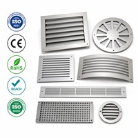 Grilles de ventilation découpées au laser sur mesure, panneaux en acier galvanisé, tôles d'aluminium, service de découpe laser