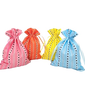 Colorful <b>Personalized</b> Drawstring <b>Gift</b> <b>Bags</b> Holiday <b>Gift</b> Packaging <b>Bags</b> - Product Image 1