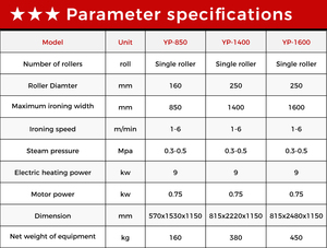 Repasseuse à plat pour draps, taies d'oreiller et couettes, sans plis, excellent effet de repassage pour les entreprises de blanchisserie commerciale et les hôtels - Product Image 5