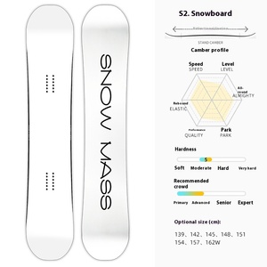 <span class=keywords><strong>Snowboard</strong></span> tout-terrain personnalisé à dureté moyenne pour l'hiver, facile à contrôler pour les débutants, camber, flatland, tricks, carving - Product Image 3