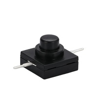 FEI BEN Nouveau type de micro-interrupteur à bouton-poussoir LED 250V IP53 4A Haute performance 1NO1NC Noir/Rouge