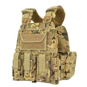 Gilet a sgancio rapido Multicam carico peso esterno 4Xl Bandolier piastra <span class=keywords><strong>Molle</strong></span> trasportino giubbotti tattici per uomo - Product Image 2