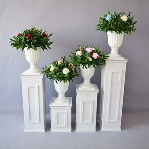 Columna Cuadrada de Lujo para Decoración de <span class=keywords><strong>Bodas</strong></span>, Soporte de Flores Clásico, Hermoso <span class=keywords><strong>y</strong></span> Desmontable, en Varios Modelos - Product Image 1