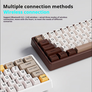 EWEADN 67-Key RGB Backlit Computador Gaming Teclado Hot Swappable 2.4G Sem Fio USB Novo Mecânico Hot Swappable Junta - Product Image 3