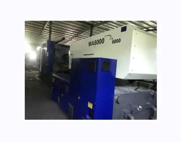 Macchina per lo stampaggio ad iniezione di plastica usata haitiana originale da 800 tonnellate con buone condizioni
