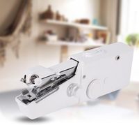 Machine à coudre portable mini, rapide et pratique, sans fil, pour travaux d'aiguille, vêtements, usage domestique, machine à coudre électrique