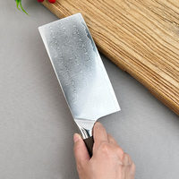 Acier Damas VG10 Sharp Coupe-légumes ménager Couteau de chef Couteau à trancher Cuisine Coupe-viande avec manche en bois