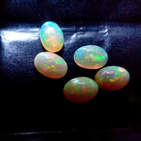 M.Y.GEMS Opale naturelle d'Éthiopie Welo de qualité supérieure AAA++ 10*14mm ovale, cabochon de 3,85 carats, pierres précieuses en vrac pour bijoux