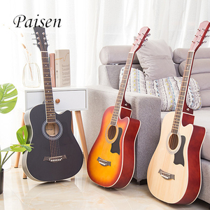 Paisen akustik gitarre akustische guitarra abeto de 38 pulgadas Folk guitarra acústica guitarra acoustique - Product Image 3