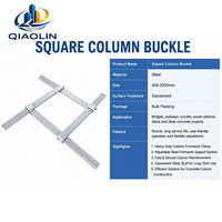 Pince de coffrage en acier de haute qualité, boucle carrée réglable pour colonne, pour la construction, panneau de coffrage en zinc haute résistance