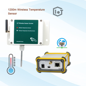 Sensor de Temperatura Exterior Industrial Inalámbrico, Sensor de Gestión de Temperatura Inalámbrico con Registro de Temperatura - Product Image 1