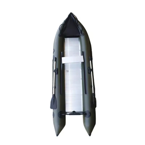 Gommone Gonfiabile Resistente all'Abrasione con Design Pieghevole Portatile, Include <span class=keywords><strong>Remi</strong></span> <span class=keywords><strong>per</strong></span> Uso di Soccorso d'Emergenza - Product Image 1