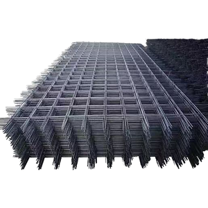 6x6 Galvanized Steel Plain Weave Welded Reinforcement Black <b>Wire</b> <b>Mesh</b> Panel with Cutting Service - Product Image 1
