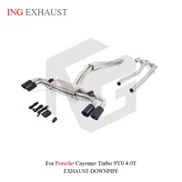 Échappement CatBack Valvetronic en Acier Inoxydable ING pour Porsche Cayenne Turbo 9Y0 4.0T – Pièces de Performance à Fixation Directe – Vente en Gros