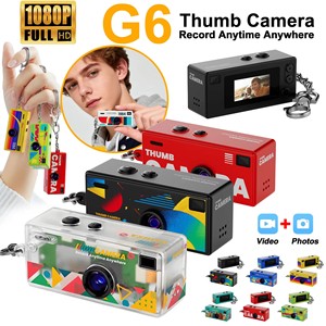 G6 Mini Başparmak Kamerası, Öğrenciler için Sınır Ötesi Cep Kamerası, Çocuklar için Açık Hava Sporları Aksiyon Kamerası, Taşınabilir Video ve Fotoğraf Kaydedici - Product Image 1