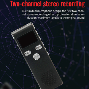 Enregistreur vocal d'étude de conférence transfrontalière Premium X18 Léger AI Smart HD Réduction du bruit Enregistreur activé par la voix <span class=keywords><strong>MP</strong></span> - Product Image 4