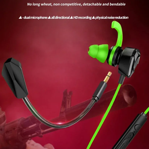 G9型-C/3.5毫米插头耳机有线游戏耳机免提耳机游戏耳塞带麦克风 - Product Image 5