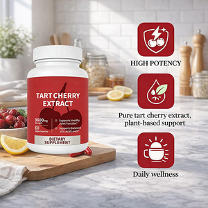 Cápsulas de Extracto de Cereza, 3600mg de Potencia, 60 Cápsulas Veganas, Suplemento Dietético - Product Image 2