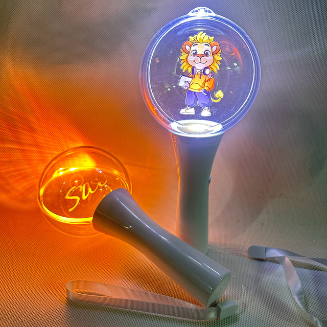 Custom LOGO DMX Remote Control LED Glowing Stick App Bluetooth Function Kpop Official LED Light Stick for Concert Events