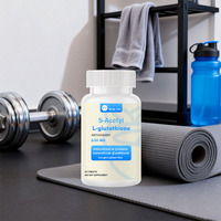 Comprimés hydratants et éclaircissants pour la peau, végétaliens, 60 comprimés, 1800mg de S-Acétyl L-Glutathion avec Vitamines C et E, fabriqués en Chine (OEM)