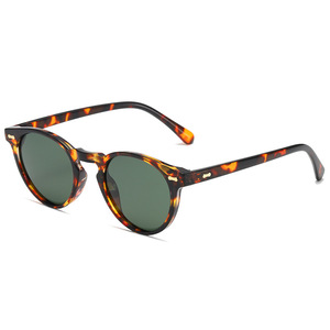 3331 High Quality Polarized <b>Sunglasses</b> Men Vintage <b>Retro</b> Round Sun Glasses for Women Custom Logo - Product Image 1