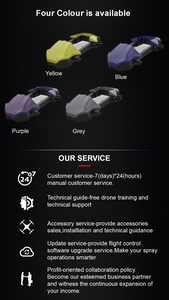 Brouav ชุดกรอบโดรนทางการเกษตรที่คุ้มค่าพร้อมส่วนประกอบเกียร์และใช้งานง่าย - Product Image 5