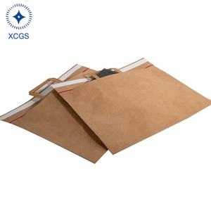 Sac en papier kraft spacieux de style classique en matière plastique avec large ouverture pour plusieurs emballages de fichiers respectueux de l'environnement - Product Image 5