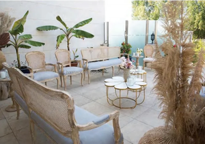 Ensemble de pendentifs de paon pliants chaise bras de travail bar café plage parisienne blanc avec chaises tables naturelles pour chaise en rotin indonésie - Product Image 4