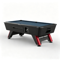 Table de billard de style anglais 7 pieds avec plateau en ardoise et pieds en fer, design exclusif 2026, marque Superpower, pour usage en bar