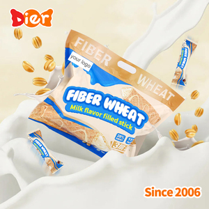 Odm kẹo bán buôn tùy chỉnh Halal hạt đồ ăn nhẹ Mini giòn tam giác sợi lúa mì Wafer bánh quy dính sữa hương vị mứt đầy - Product Image 2