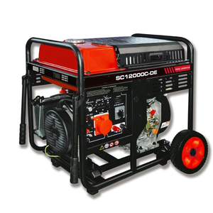 גנרטור דיזל נייד תלת פאזי 7kW/7kVA, אלטרנטור נחושת 220V/380V 50Hz/60Hz לאספקת חשמל תעשייתית באתר - Product Image 1