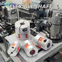 Accouplement flexible hélicoïdal en aluminium pour moteur, prix OEM, pour ateliers d'impression par Goldaxis