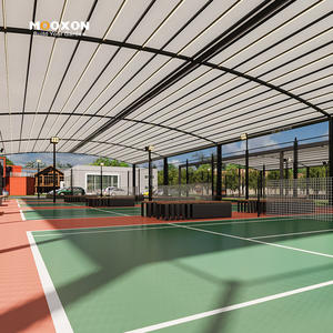 Sistema de toldo de marco de aluminio con toldo telescópico y estructura de soporte de aluminio para uso en patio o patio - Product Image 2