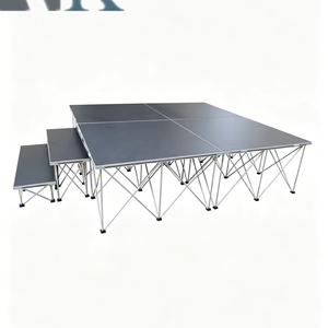 Escenario móvil de aluminio de instalación rápida con soporte de aluminio para bodas, actuaciones, exposiciones y eventos musicales - Product Image 1