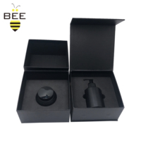 Scatola Regalo Rigida Magnetica con UV Nero, Confezione di Lusso per Profumi da Uomo o Orologi Personalizzati