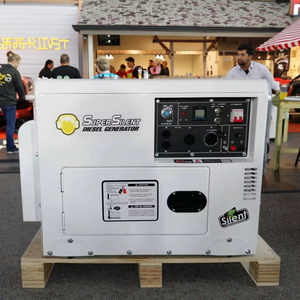 静音5000W防音プロ仕様家庭用ディーゼル全住宅用発電機（自動起動、リモートスタート、オープンフレーム） - Product Image 4